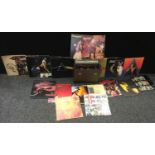 Records - 43 vinyl LPS, 10 vinyl 12" singles including Pink Floyd, Bob Marley, Siouxie & The