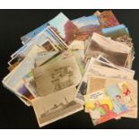 Postcards - mostly topographical, portraiture inc Scawfell Pike, Kilburn, Edinburgh, Nyeri, Wales,