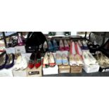 Fashion - over 25 boxed lady's shoes (size 6) including boots, slip ons, wedges & court shoes