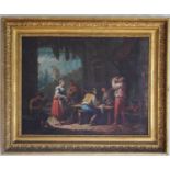 Venetian School, in the manner of Diziani, mid l8th/early 19th century A Pair, Tavern Scenes, with