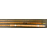 A scare Forshaw's of Liverpool 'The Gilchrist' 13ft 13 piece split cane match rod no.1046 painted