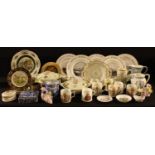 Ceramics - a Spode Italian three handled tyg; Royal National Lifeboat Institution collectors plates,