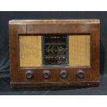 A mid-20th century Bush radio, A.C. Receiver, Type A.C.II.