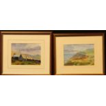 Paul Parker (contemporary), A pair, Isle of Man, signed, acrylics, 17.5cm x 24cm (2)
