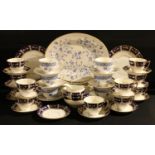 Ceramics - an early 20th century part tea service; another later Eyebrow Cottage China part tea