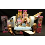 Toys - Mattel Barbie 14350 Sparkle Beach Ken doll, window boxed; 24658 Barbie Chic doll, window