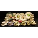 Ceramics - an Adderley Ware Temple pattern bachelor tea service; other teaware including Royal