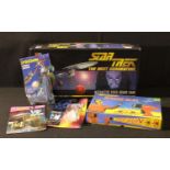 Sci-Fi related toys, comprising MB Games Star Trek The Next Generation interactive video board game,