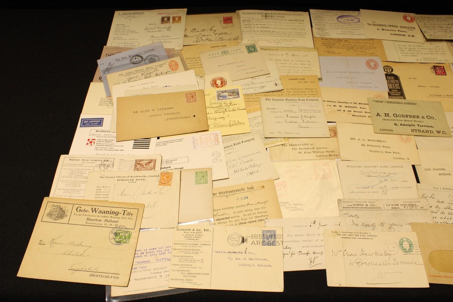 Stamps - postal/social history collection of approx. 70 commercial postcards and pre-printed - Image 2 of 3