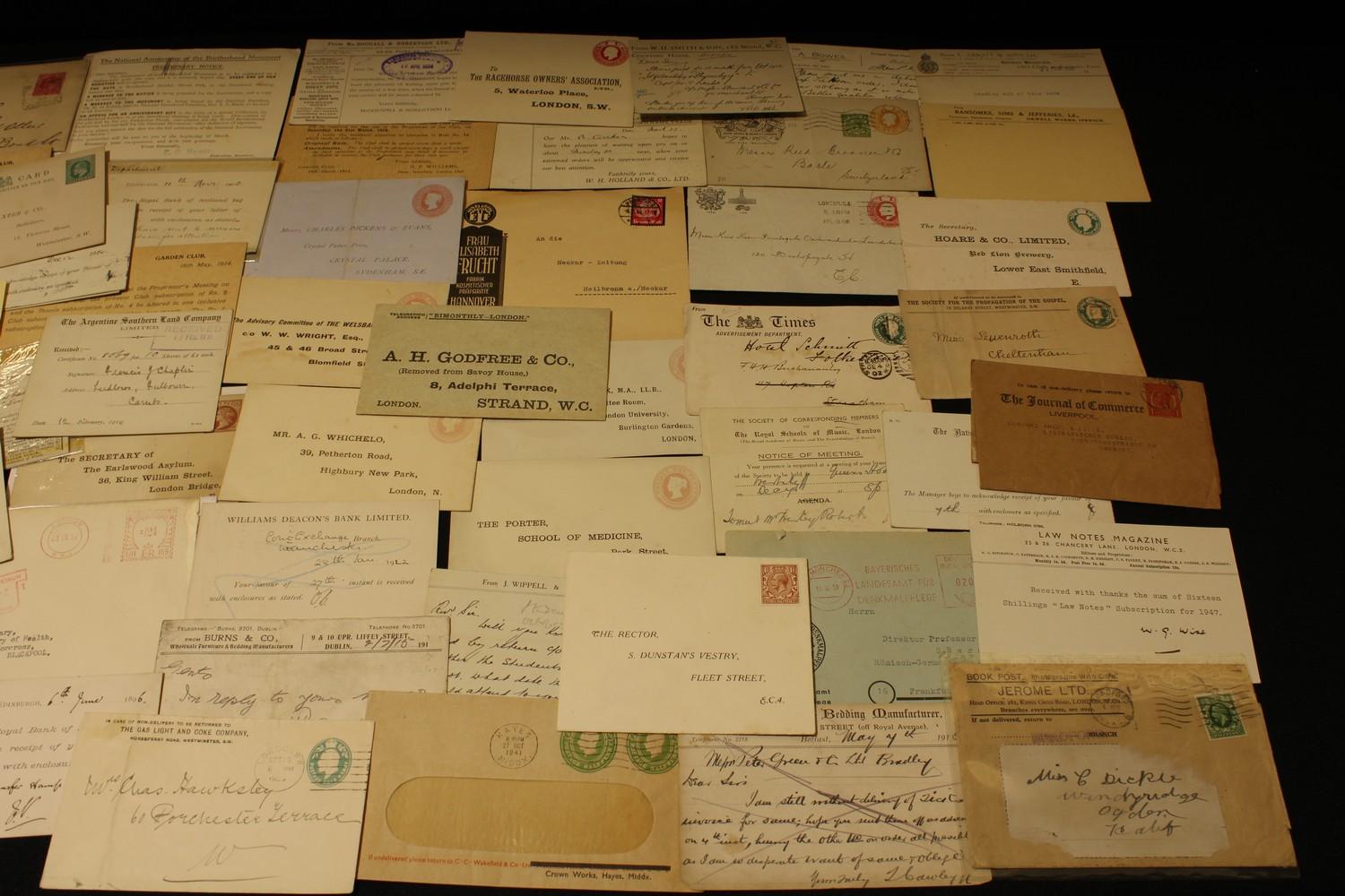 Stamps - postal/social history collection of approx. 70 commercial postcards and pre-printed - Image 3 of 3