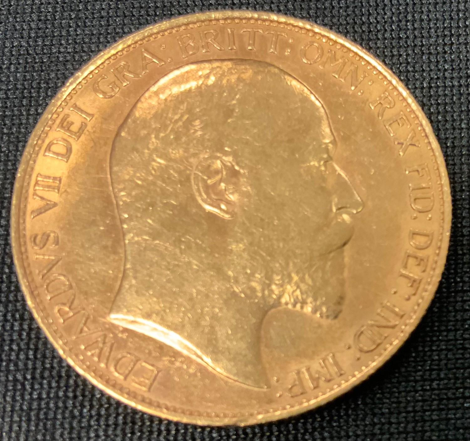 An Edward VII Double Sovereign, 16.2g