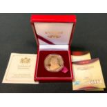 A 2012 Krugerrand 1oz gold proof coin, limited edition 117 of 1,500, 33.93g certificate,