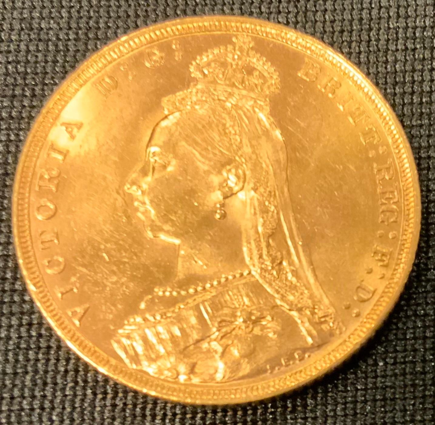 A Victorian Jubilee Head full sovereign, 1888