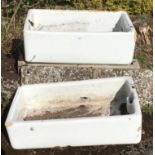 Two Belfast sinks. This lot must be collected from S44 5SU on Friday 23/4/21 between 9.30 - 17.00