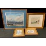 Alistair Campbell Sound of Mull watercolour, 30.5 x 39cms, framed; Percy Dews,Seashore, watercolour,