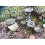 Staddle stones and others This lot must be collected from S44 5SU on Friday 23/4/21 between 9.30 -