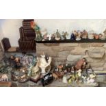 Leonardo Collection resin models; Capo-di-Monte birds; cottages; stoneware; etc This lot must be