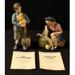 A Royal Doulton figure, Children Of The Blitz, The Homecoming, HN3295, designed by Adrian Hughes,