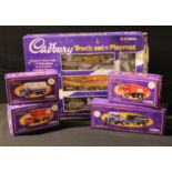 Toys - Corgi 6007 Cadbury truck set and play mat, window boxed; 23501 Cadbury's Cocoa Leyland six