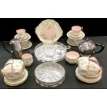 A Royal Albert Braemar part tea service for 12 to include teacups, saucers, tea plates, cake