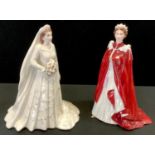 Royal Worcester figures - In Celebration of the Queen?s 80th birthday 2006? and ?Her Majesty Queen