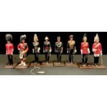 Sentry Box 120mm lead figures of officers from Grenadier Guards, Gordon Highlanders, Royal Horse