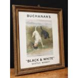 Advertising, Breweriana - an early 20th century James Buchanan & Co Ltd (Buchanan's) Black & White