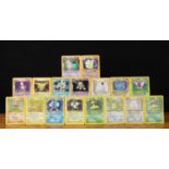 Pokemon trading cards - a collection of seventeen original series (Nintendo Creatures, Gamefreak,