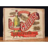 Advertising, R.R La Gauloise - an early 20th century French rectangular pictorial showcard,