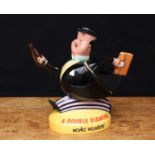 Advertising, Breweriana - a Beswick Double Diamond advertising bar top figural water jug, modelled