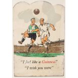 Advertising, Breweriana, Sporting Interest, Football - a rare and scarce large 1950's Guinness (