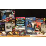 Sci-Fi, Star Trek toys, comprising Galoob Micro Machines 65825 Star Trek Next Generation miniatures,