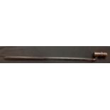 British Pattern 1876 Socket Bayonet for use with the .577/450 caliber Martini-Henry rifle.