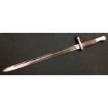 Spanish M1893 Mauser Bayonet with 405mm long single edged blade, arsenal maker marked "Artilleria