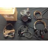 WW2 British Home Front Special Service Civil Duty Respirator MkIII Radio Operators rare variant.