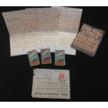 WW1 British tragic letter from a sister to her borther sent on Oct 27th 1918 and returned to say her