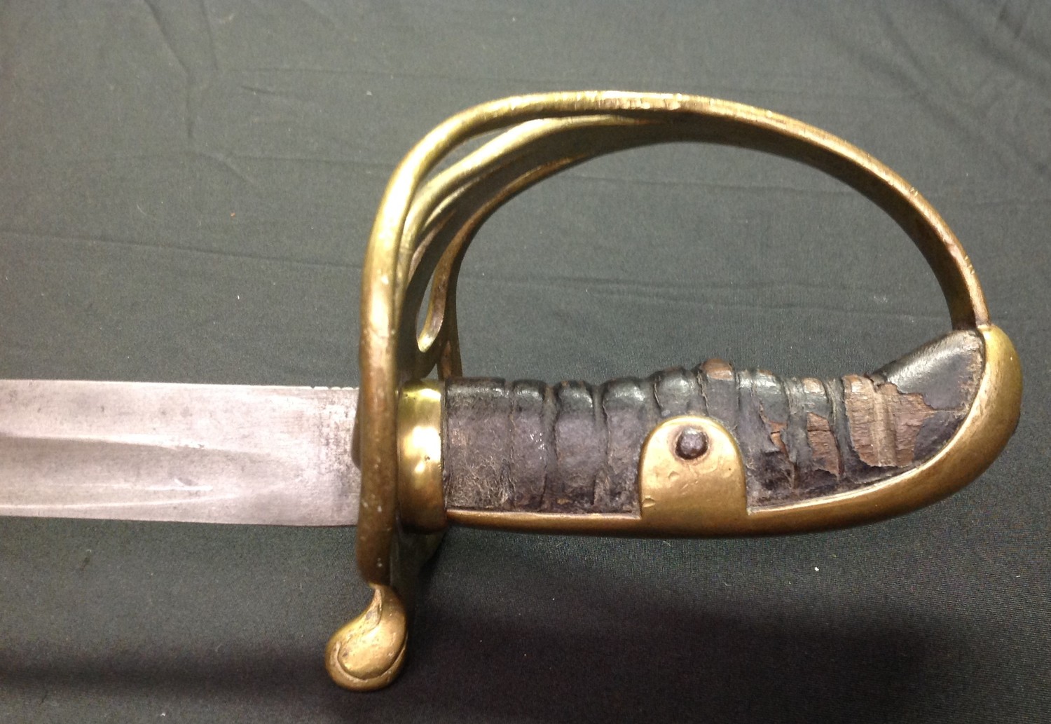 Enfield made Sword with single edged fullered blade 765mm in length. Spine of blade marked " - Image 5 of 15