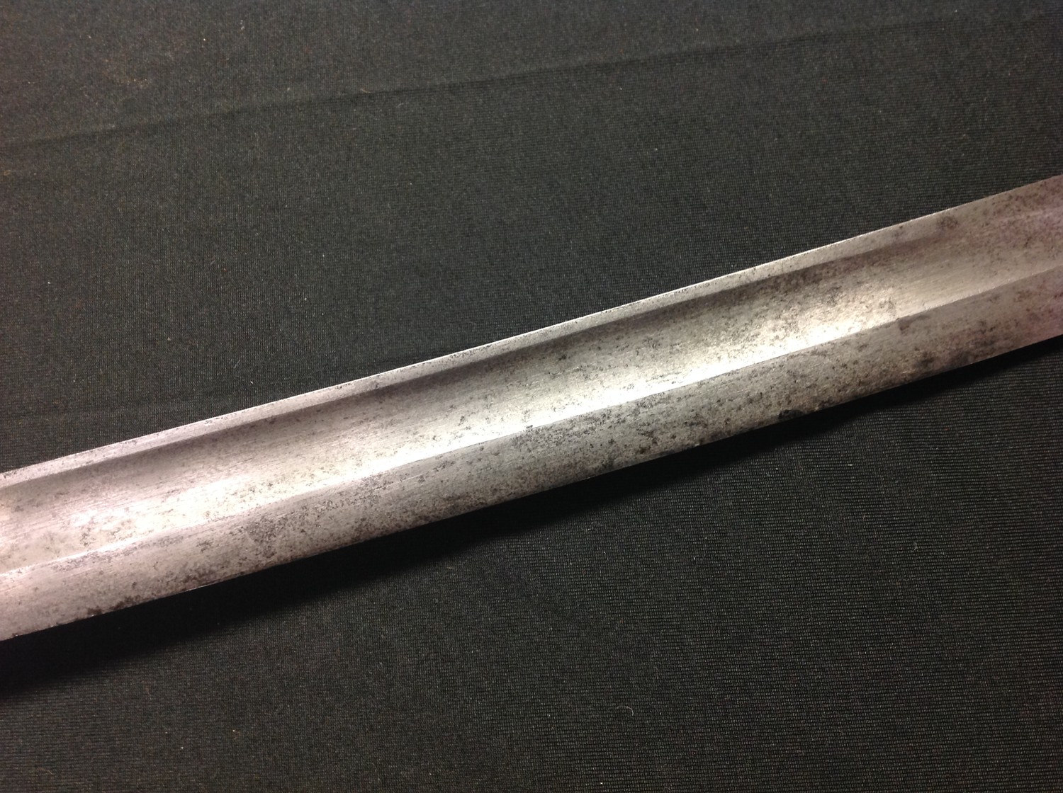 Enfield made Sword with single edged fullered blade 765mm in length. Spine of blade marked " - Image 7 of 15