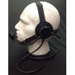 WW2 Third Reich Kriegsmarine Intercom Headset Kopffernsprecher 41. Comprises of a set of head phones