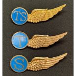 WW2 Dutch Army Aviation Brigade Royal Dutch Air Force wing collection comprising of three British