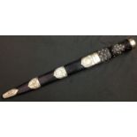 REPRODUCTION Victorian Scottish Officers Dirk. 295mm blade with etched decorative panels to each