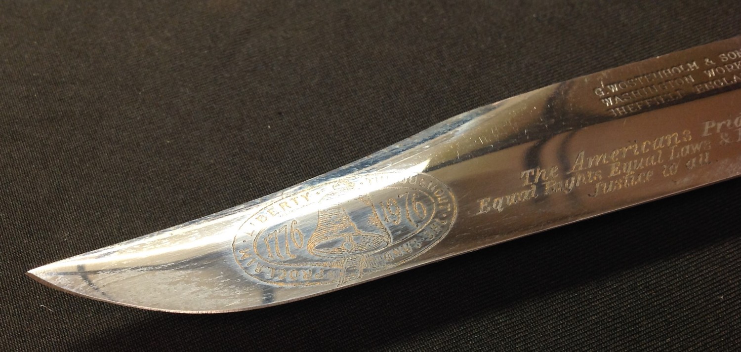 Pair of Bowie knives: 155mm long blade maker marked to ricasso "Johnson Western Works, Sheffield". - Image 9 of 9