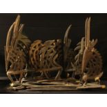 Tribal Art - a collection of Bamana chi wara antelope headdresses, various, many fragmentary (qty)