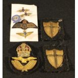 Badges - RAF enamel badges; patches; etc (8)