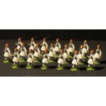 Toys - W Britain (Britains) Greek Evzones from set No.196, each in Greek national costumes including