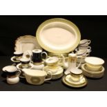 Ceramics - a Royal Doulton Sonnet pattern part dinner service; a Noritake coffee service; a