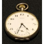 An Albion 925 silver pocket watch