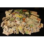 Cigarette cards and trade cards, loose and in albums, Players, Wills, Gallaher, etc