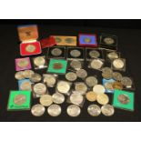 Coins - a collection of post war UK crown coins all unc or BU, including 1951 Festival of Britain
