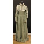 Vintage Costume - a vintage Laura Ashley prairie dress, made in Carno, Wales, 1970's